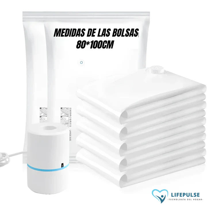 PACK BOLSAS AL VACÍO CON BOMBA ELÉCTRICA