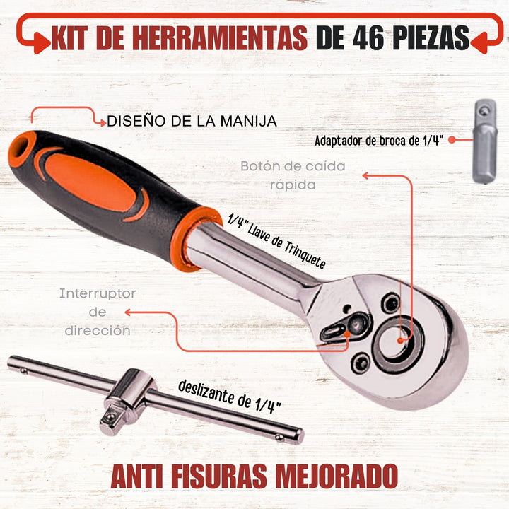 🛠️Kit De Herramientas de 46 piezas 🛠️