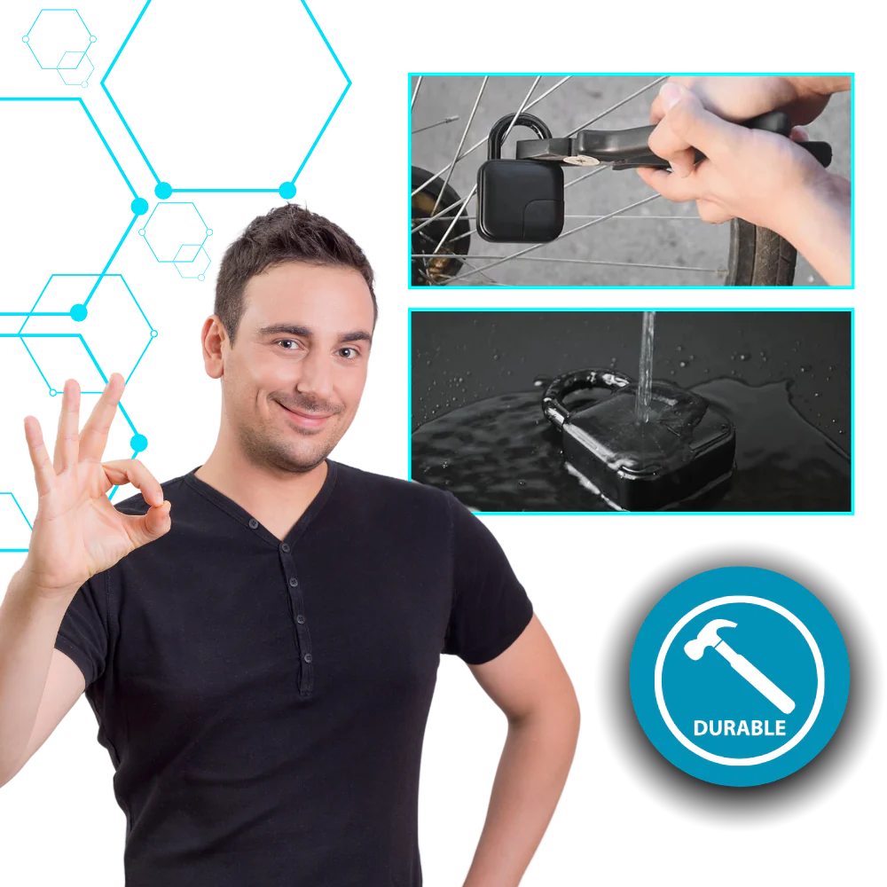 🔐Cerradura de Armario de Huellas Dactilares a Prueba de Agua🔥